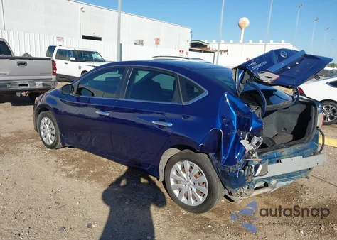 2019 Nissan Sentra S z USA, uszkodzony, nr VIN 3N1AB7AP3KY340614